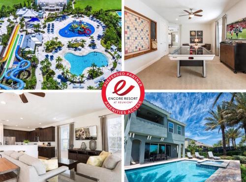Private Pool And Game Room With Waterpark & Resort Access At Encore Resorts Reunion - 141La