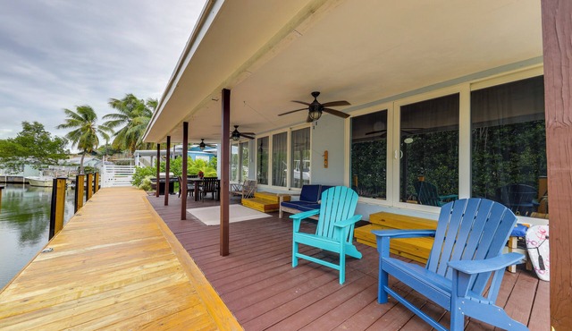 Private Pool & Dock: Waterfront Key Largo Retreat