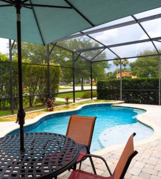Private pool home close to Disney with resort ammenities