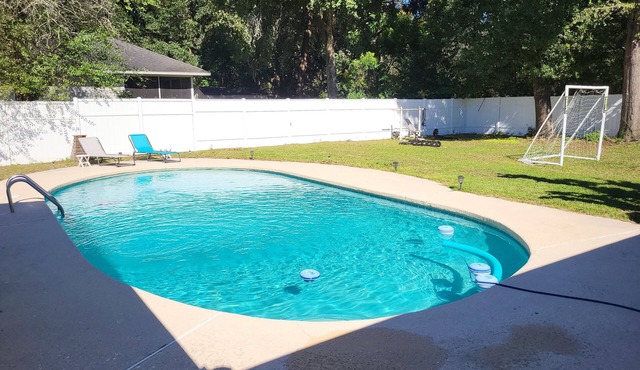 Private pool in a spacious 3/2 NORTH FL home.