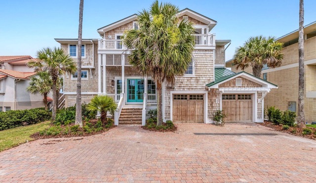 Private Pool, oceanfront, large multi-level home great for several families and space to spread out.