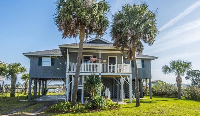 Private Pool; Private Deep Water Dock; Minutes to Beach Access; Expansive Creek/Marsh Views