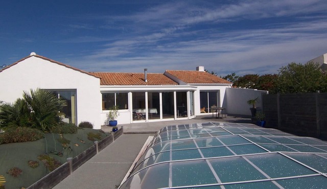 Private Pool Retreat near L’Île-d’Olonne, 2-Star, Sleeps 6