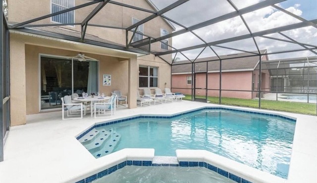 Private Pool Retreat Near Disney 2 Master Suites + Game Room