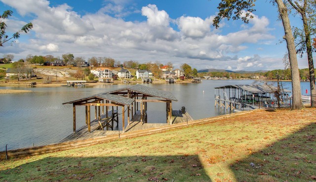 Private Pool & Slip: Luxury Lake Hamilton Home!