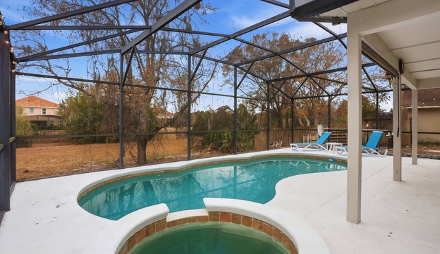 Private pool, spa, and game room near Disney