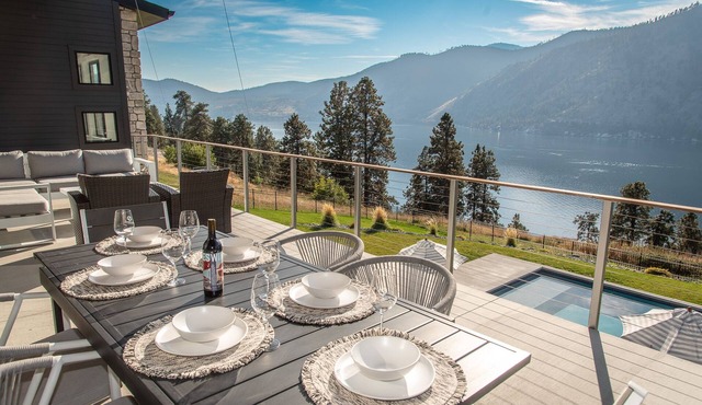 Private Pool | Stunning lake & mountain views | Modern, costal design