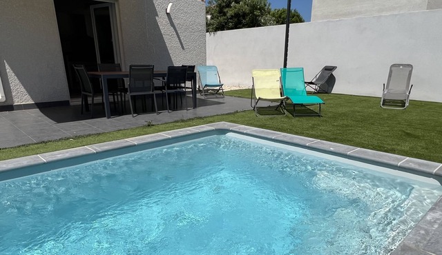 Private pool, terrace, garden, plancha, 6 people