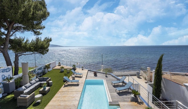 Private pool villa with magical lagoon view