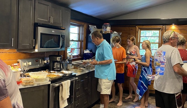 Private, remote getaway on a pristine, deep lake, situated on 17 acres.