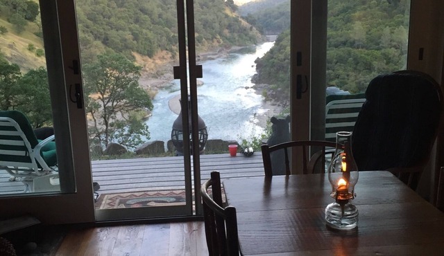 Private-Remote-Romantic THE FISHING CABIN on the middle fork of the Eel River