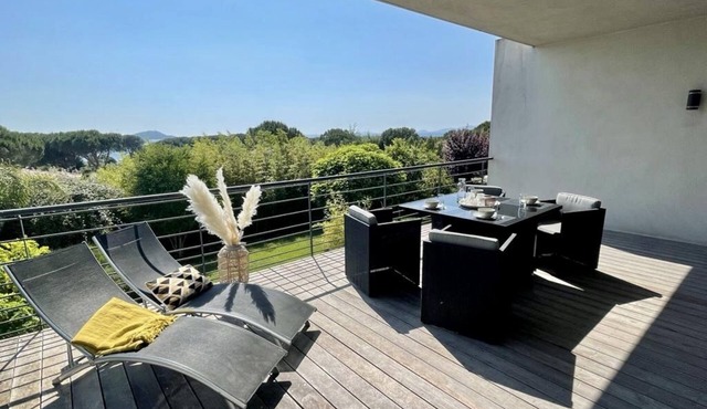 Private residence 200m from T2 SERENA high standing beach + sea view terrace