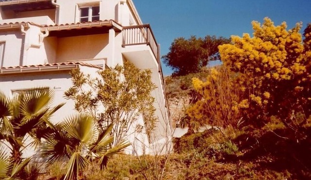 Private residence on the seafront with tennis, pool, bowling alley and restaurant.