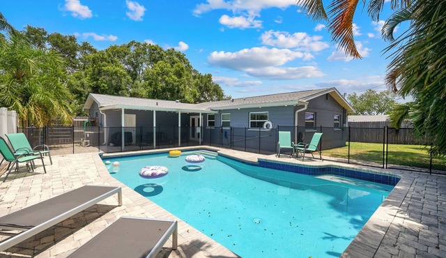 Private Resort Villa | Heated Pool + Game Room + Near Gulf Beaches