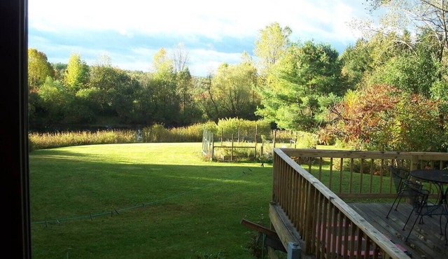 Private retreat with pond near Keuka Lake. Winery, Breweries and Pet-Friendly!