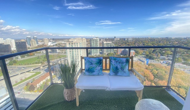 **Private Room in a Beautiful High-Rise Condo**