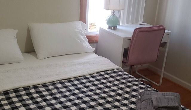 Private room with a bathroom and kitchen shared