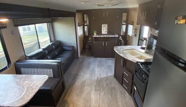 Private RV with free parking
