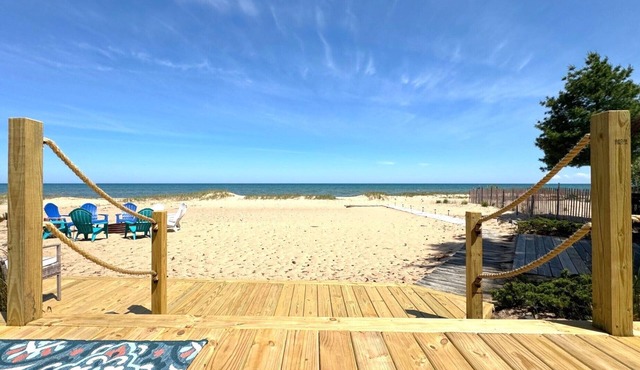 Private Sandy Beach with Game Room