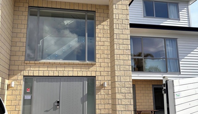 private, secured, close to the beach shops cafe