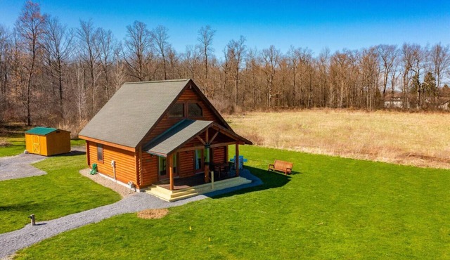 Private Seneca Lake View Cabin, Walkable, Wineries, Fire Pit, Near Geneva!