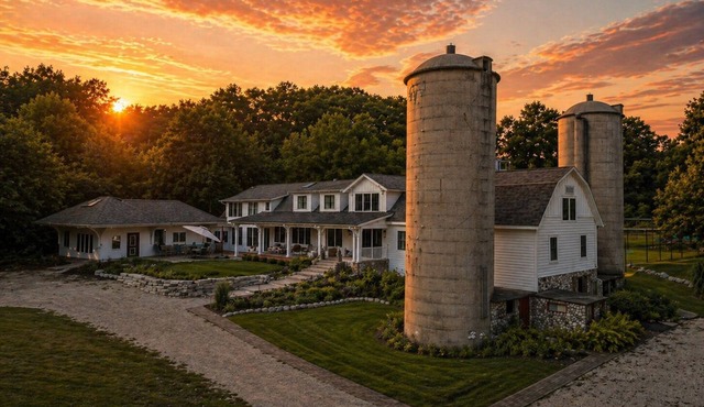 Private | Sleeps 26 | Swimspa, Tennis/Pickleball | Fire pit | Near Lake Geneva Great Retreat Dogs OK