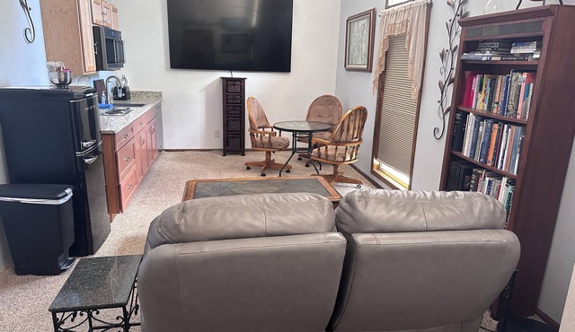 Private Suite: 2 Bedrms FamilyRoom Bath Kitchen AC