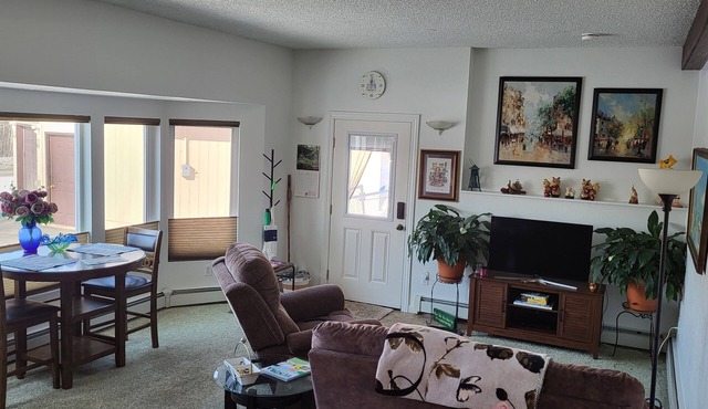 Private suite in an Owner occupied home with views of the Chugach Mountains.