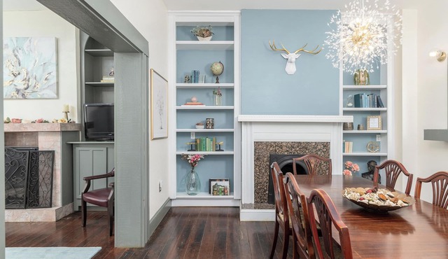 ★Private terrace & parking ★ at this Historic 1800's Townhome in ❤︎ of City