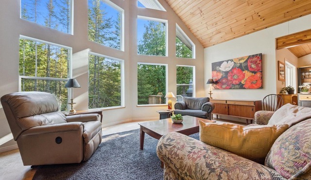 Private thirty five acre Tobermory retreat with trails, open-concept living, and close to attractions.