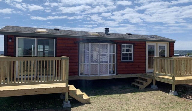 Private Tiny Home with deck, fire pit & patio near Platte Creek Recreation area