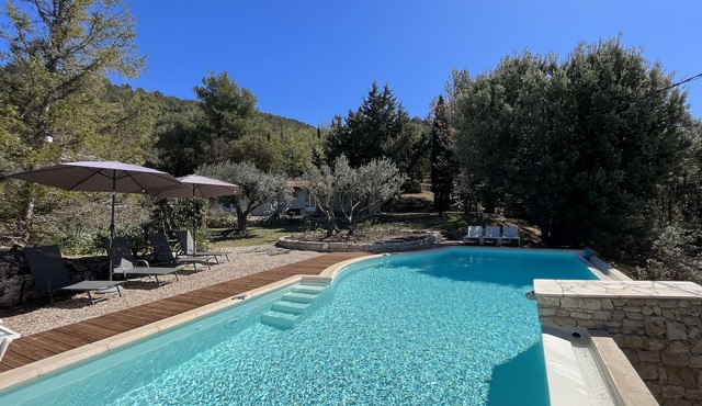 Private villa with private pool (14m x 4m) and garden with rural panoramic views