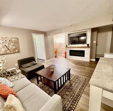 Private walkout basement apt