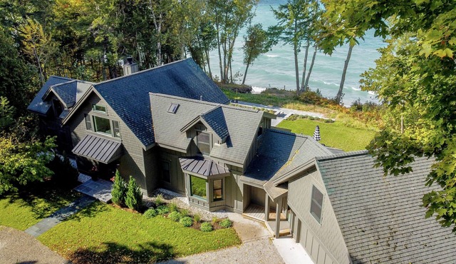 Private Waterfront Home on Lake Michigan