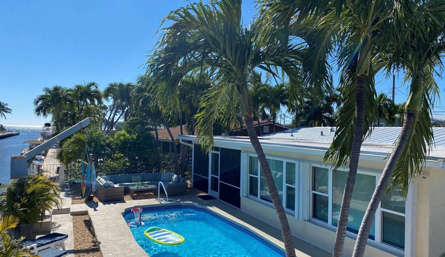 Private Waterfront Single Family Home,Heated Pool,Dock,Ocean Views,Kayaks, WOW