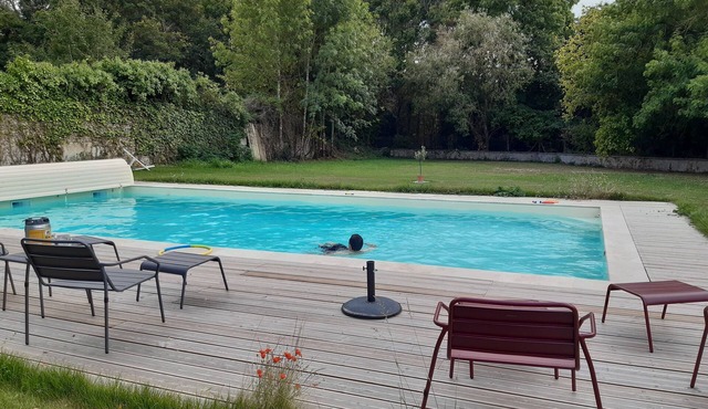 Privatization of a château with swimming pool in Touraine