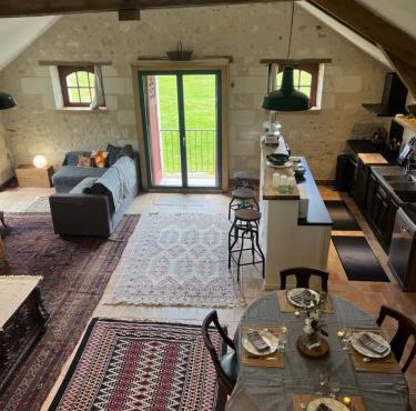 Proche Beauval appartement 60m2 avec mezzanine et petite terrasse