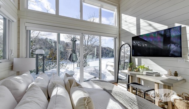 Professionally styled luxurious 4 bdrm 3 bath cottage on Lake Joe!