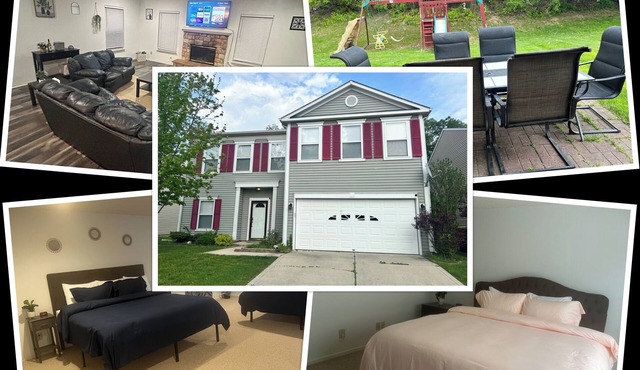 PROMO 10% WEEKLY/15% MONTHLY DISCOUNT!n4 King Beds, Jacuzzi, Easy Highway Access