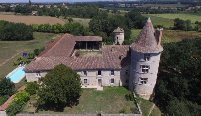PROMO August 16th century Gascon Castle in the Gersoise hills