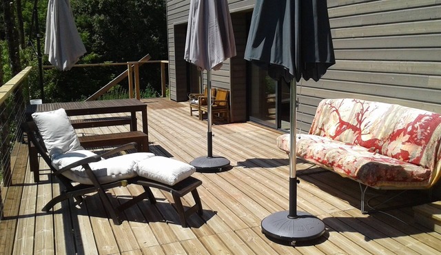 Promo end of August 25% 3 bedroom cottage of 85m2 with south facing terrace of 60m2