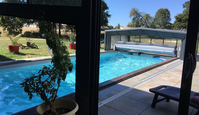 PROMO on the end of July Domaine de l'Arc en Ciel, swimming pool 29 °, spa, park, 15 per