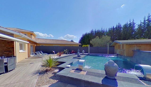 PROMO Villa Naeva with swimming pool, Jacuzzi 10 places, Ping pong, plancha and Brasero