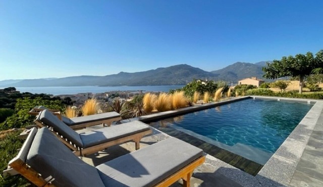Propriano Casa di Rifuju- Spacious house-Sea view-Garden 1200m2-Port-5'car