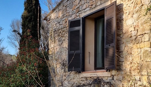 Provencal house by the river