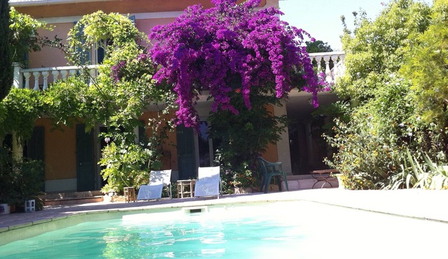 Provencal house with pool near beach in the south of France