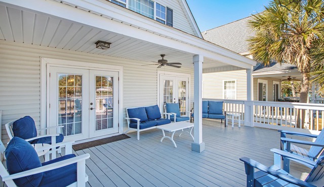 Prvt Home 3 Bedrooms/3 Baths, Sleeps 10, Surfside Bch, SC Just Steps To The Beac