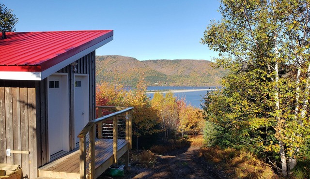 Puffin Pod Hike-In Sleeping Pod at Sally's Brook Off-Grid Luxury Cabins