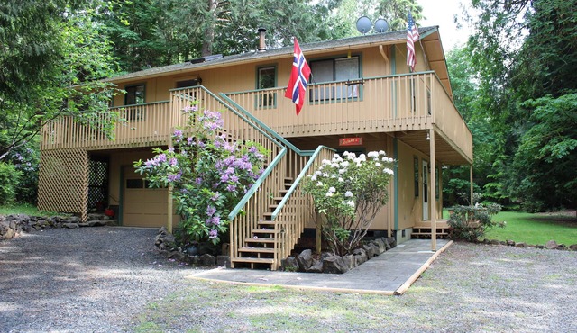Puget Sound Island Home with view of Water