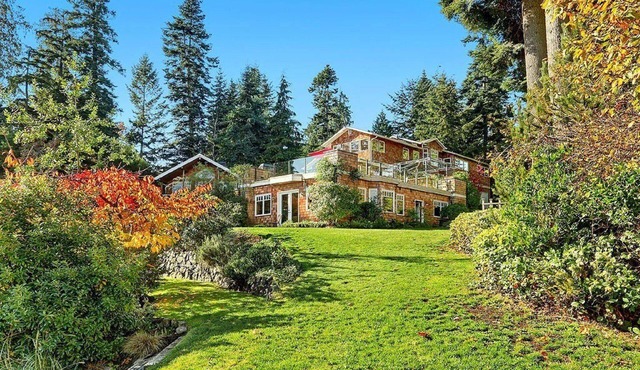 Puget Sound View Estate with sprawling yard and beach access